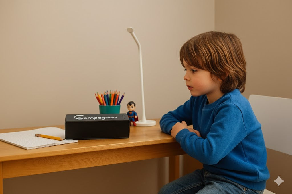 L’enceinte éducative sans écran (8–12 ans)